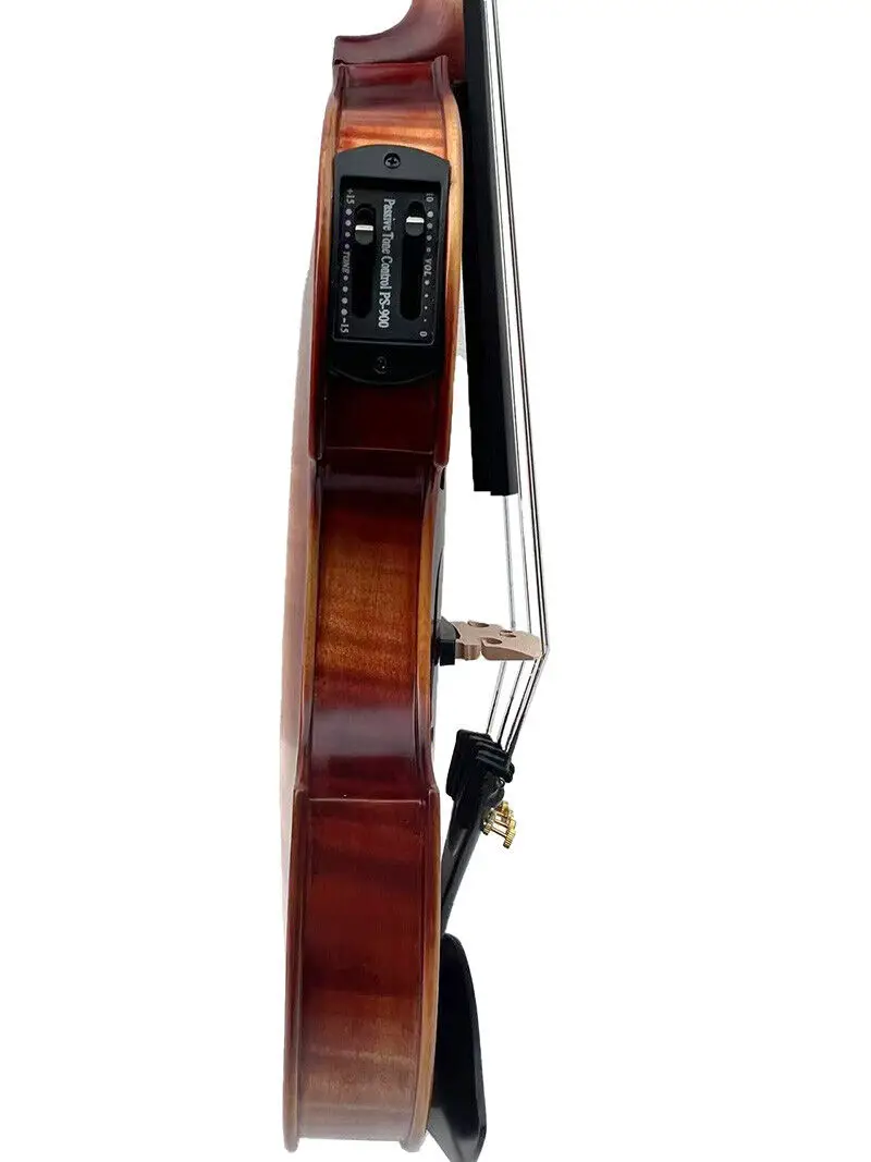 Baroque style 5 Strings electric /Acoustic Violin Brown color full size Violin