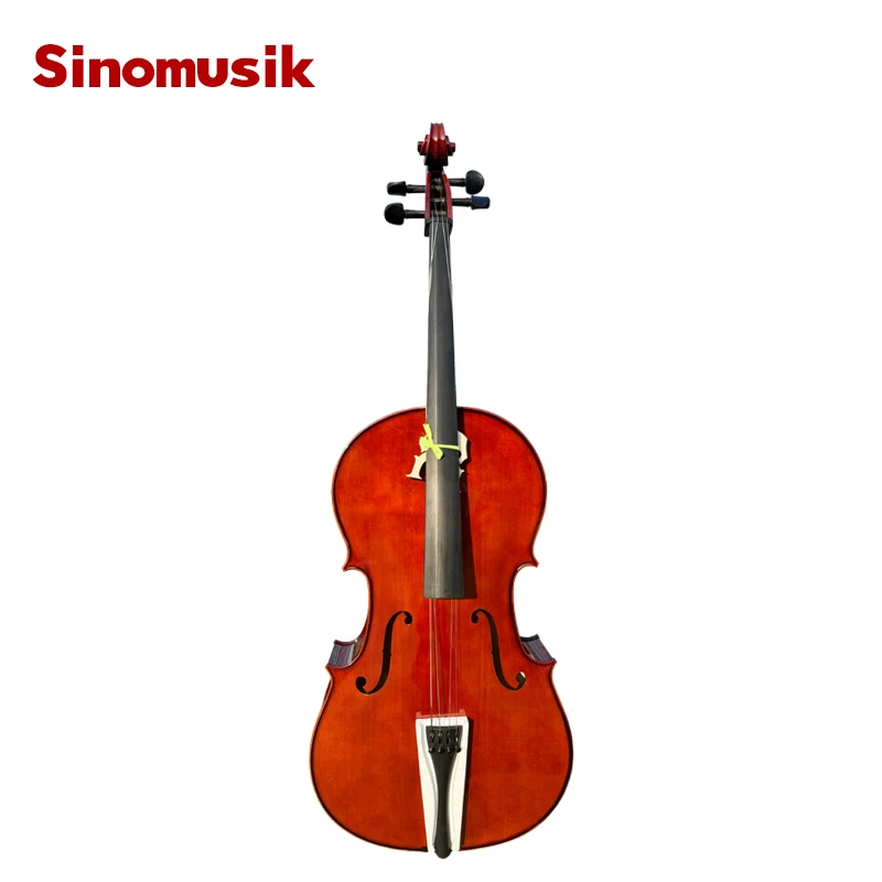 Professional Handmade Cello Red Brown Spraying All Solid Wood Musical String Instrument For Professional Stage Performance