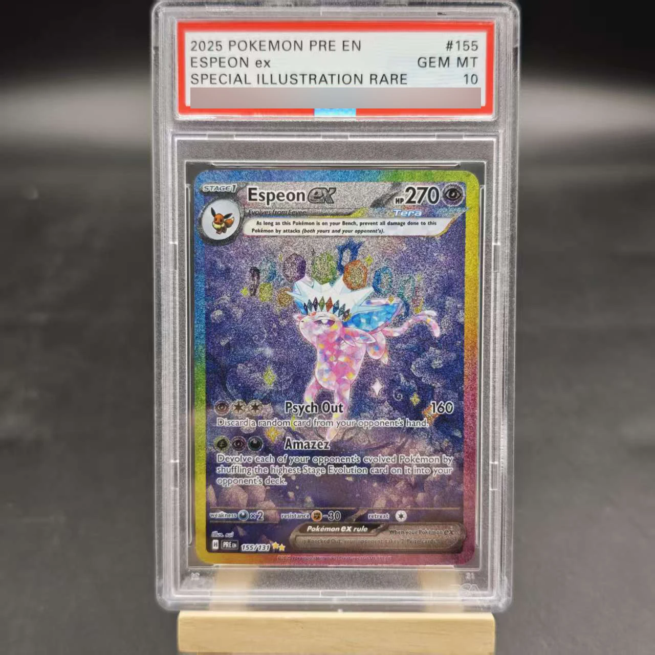 PTCG Flareon Eevee Vaporeon Sylveon Umbreon English Rating Card Eeveelution Diy Copy Version Classic Anime Collection Card Toy