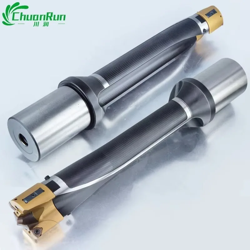 28-70 مللي متر قطر ثلاثية الأبعاد/5D/8D/10D HLC الصناعية الصف الدقة تاج مثقاب الخشب للفولاذ المقاوم للصدأ ثقب عميق Chuanrun U الحفر #4