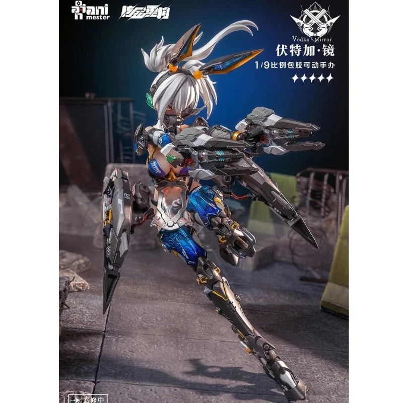 Em estoque original anymester 1/9 vodka espelho cola-embalado trovão força tarefa figuras de ação modelo coletor anime hobby brinquedo presente