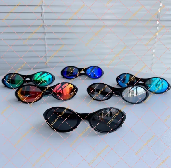 Y2K Retro Shield Sunglasses, Silver Industrial Wraparound Cycling Glasses UV400