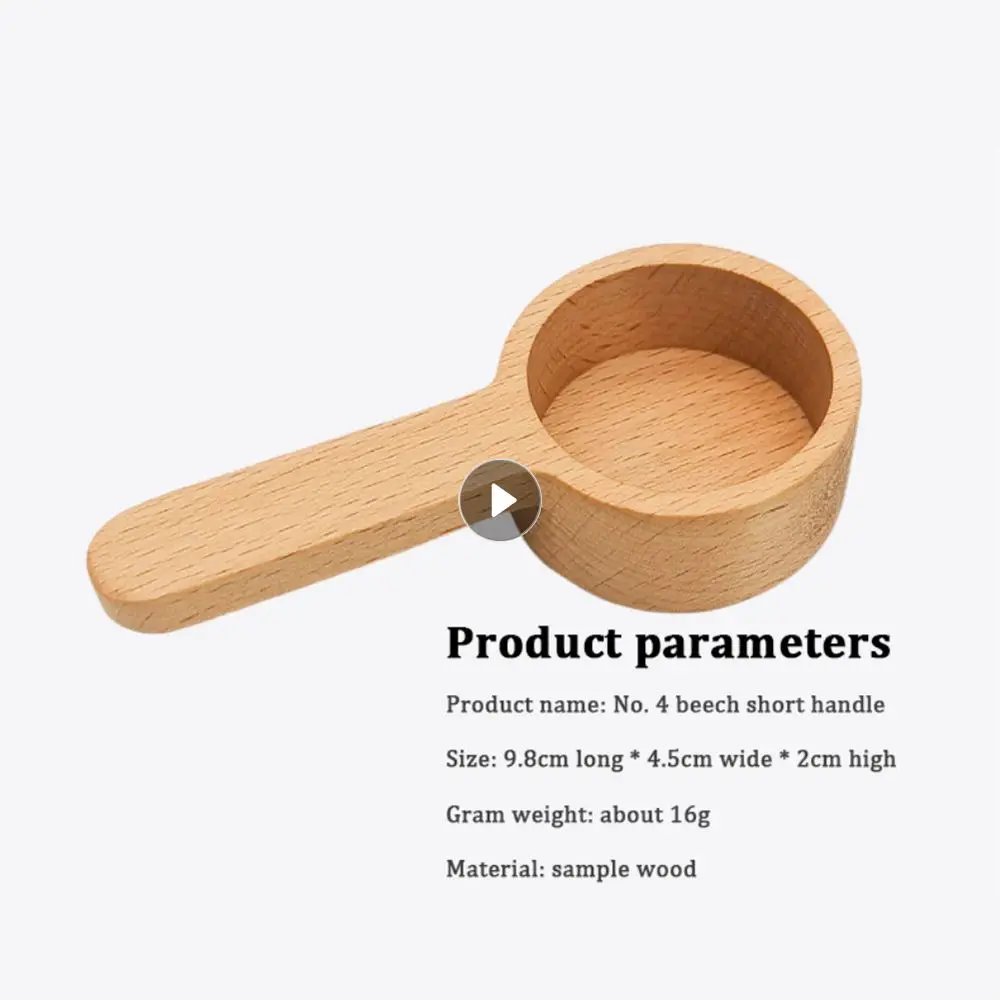 Coffee Spoon Convenient Durable To Bake Necessary Wooden Best Seller Wooden Coffee Spoon Measuring Spoon Measuring Spoon Grace