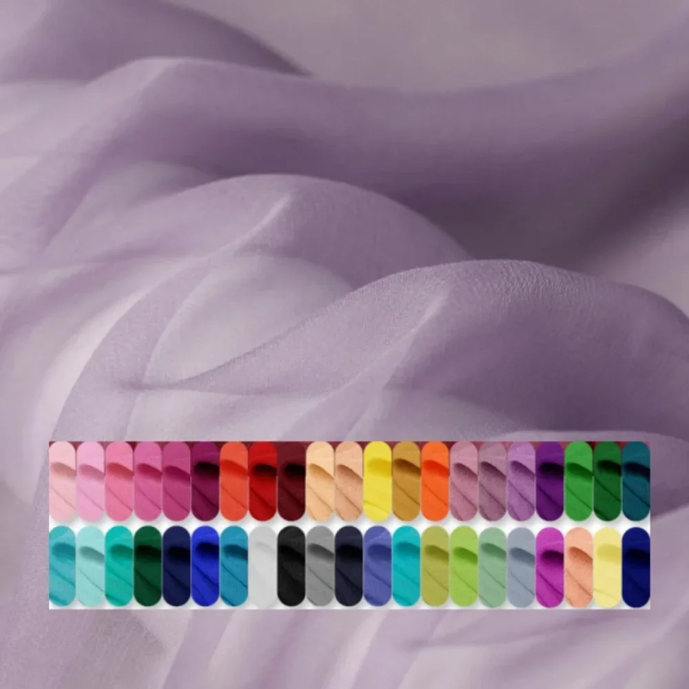 

Шелковая ткань жоржет: модный дизайн для платьев и рубашек, весенне-летняя коллекция, материал для шитья своими руками, органический материал