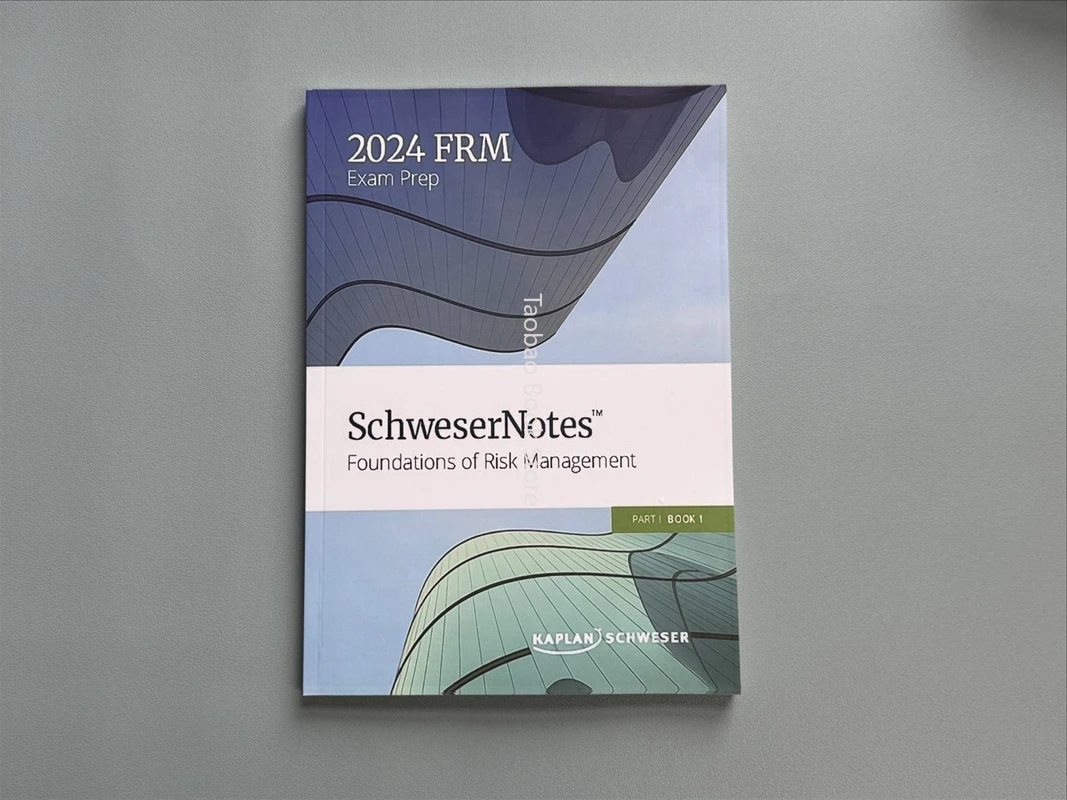 2024 FRM Level 1 Book 1 SchweserNotes Foundations of Risk Management,Financial Risk Manager,English Notes Paper Textbook Libro