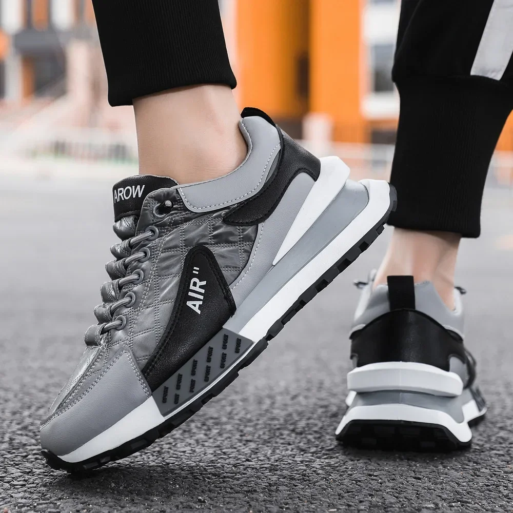 Heren Luxe Sneakers Sportschoenen Hardloopschoenen Voor Heren Casual Non-Slip Dikke Bodem Casual Sneaker Mode Schoenen Dikke Sneakers