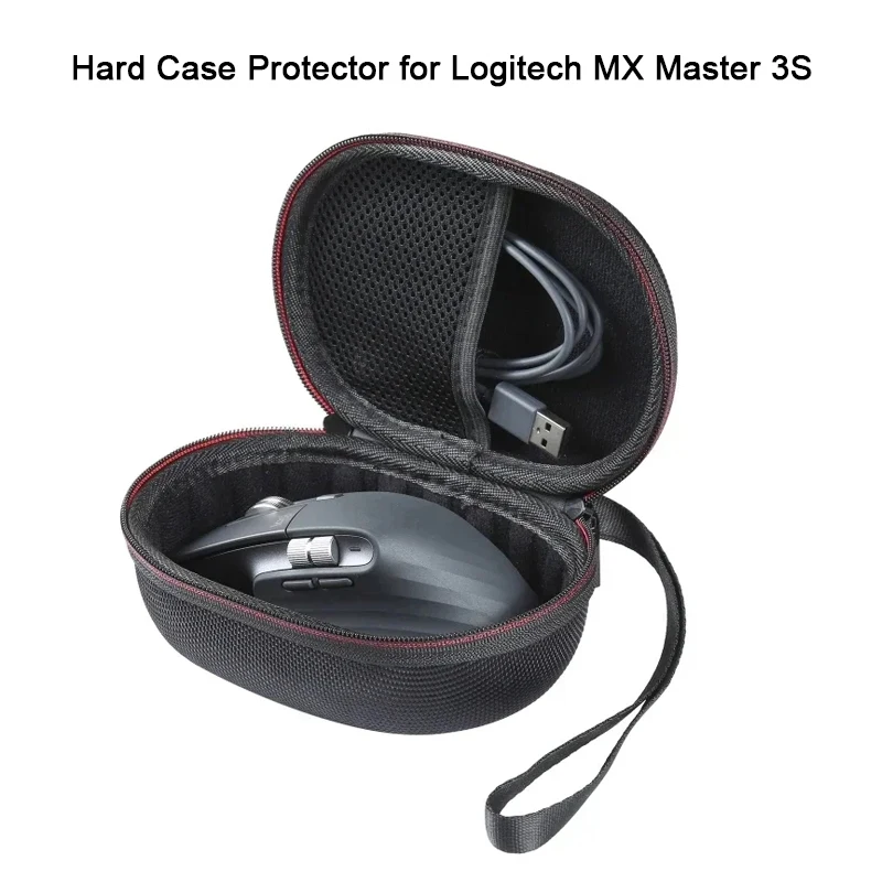 

Gaming Mouse Storage Box Travel Case for Logitech MX Master 3S Advanced Wireless Mouse Hard Shell Case Shockproof Mice Pouch