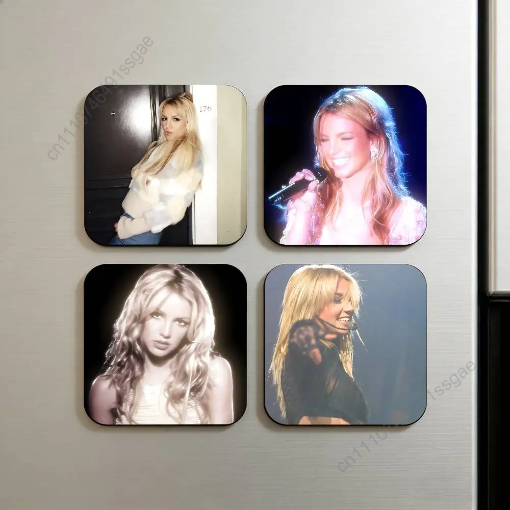 Singer B-Britney S-Spears Decorative Refrigerator Magnets,Funny Fridge Magnets for Kitchen Home Office Whiteboard Locker Decor