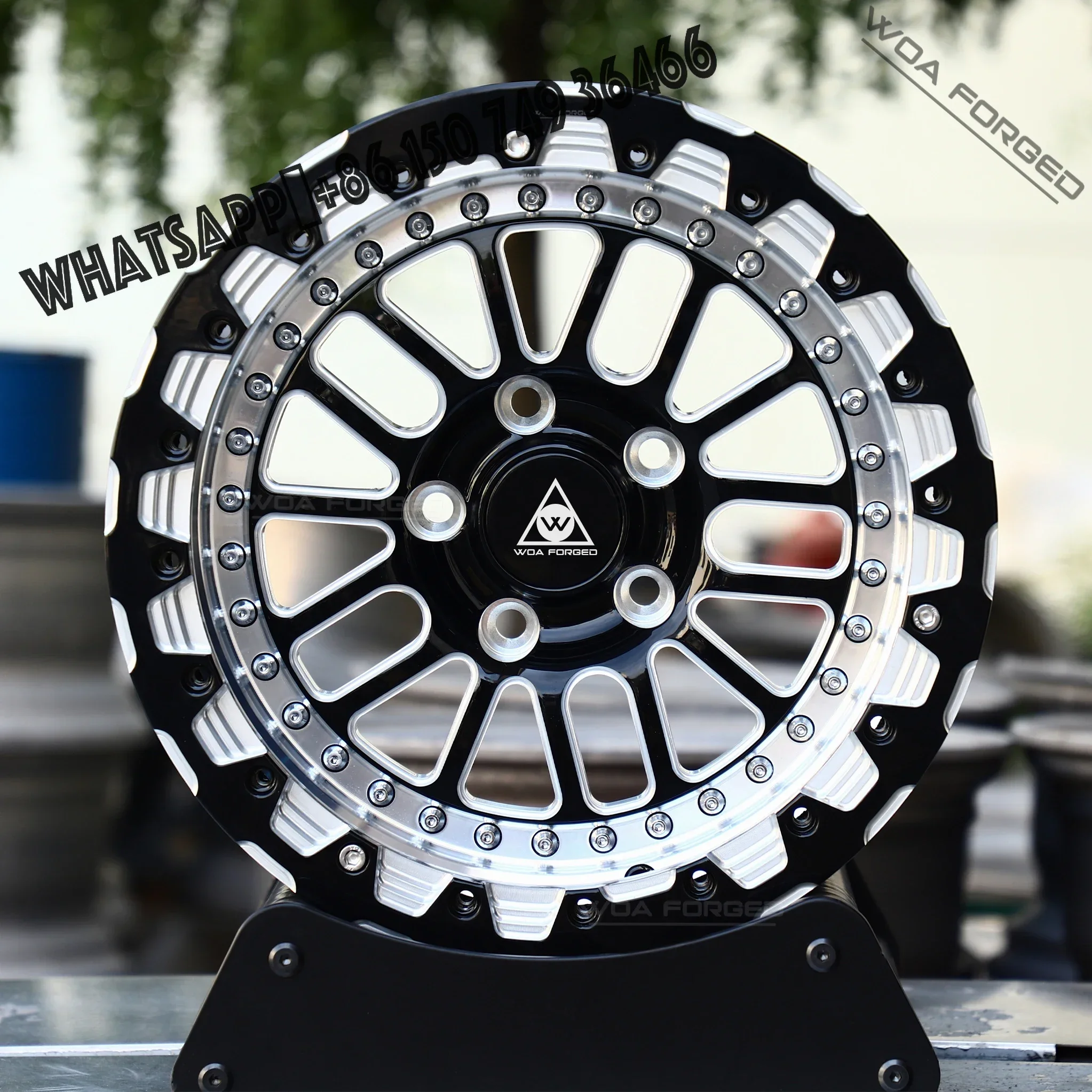 6061-T6 Custom Forged 5X112 Racing Car Wheels 15-24 Inch for BMW G20 G21 G22 G23 G80 G82 Beadlock 6061-T6 Alloy for Off-Road X5