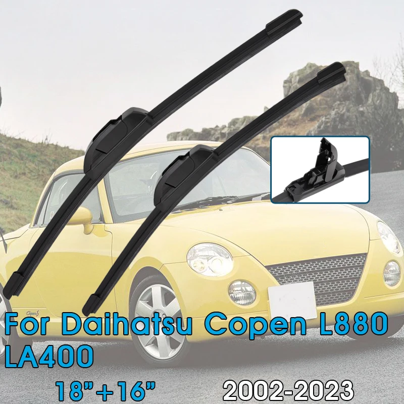 Auto Wischer Klingen Für Daihatsu Copen L880 LA400 2002-2023 Windschutzscheibe Windschutz Frontscheibe Klingen Auto Zubehör