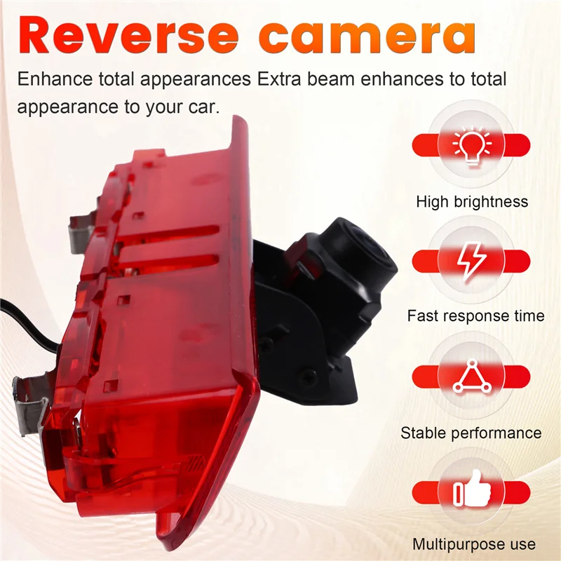 

Simple Car Highmounted Brake Light Rear View Reverse Camera For VW Caddy 2003-2015 Waterproof Backup Camera