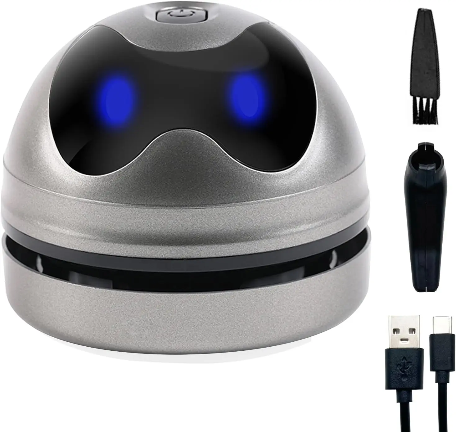 

Мини-пылесос USB для стола: для крошек, шерсти животных, пыли с клавиатуры - портативный настольный очиститель