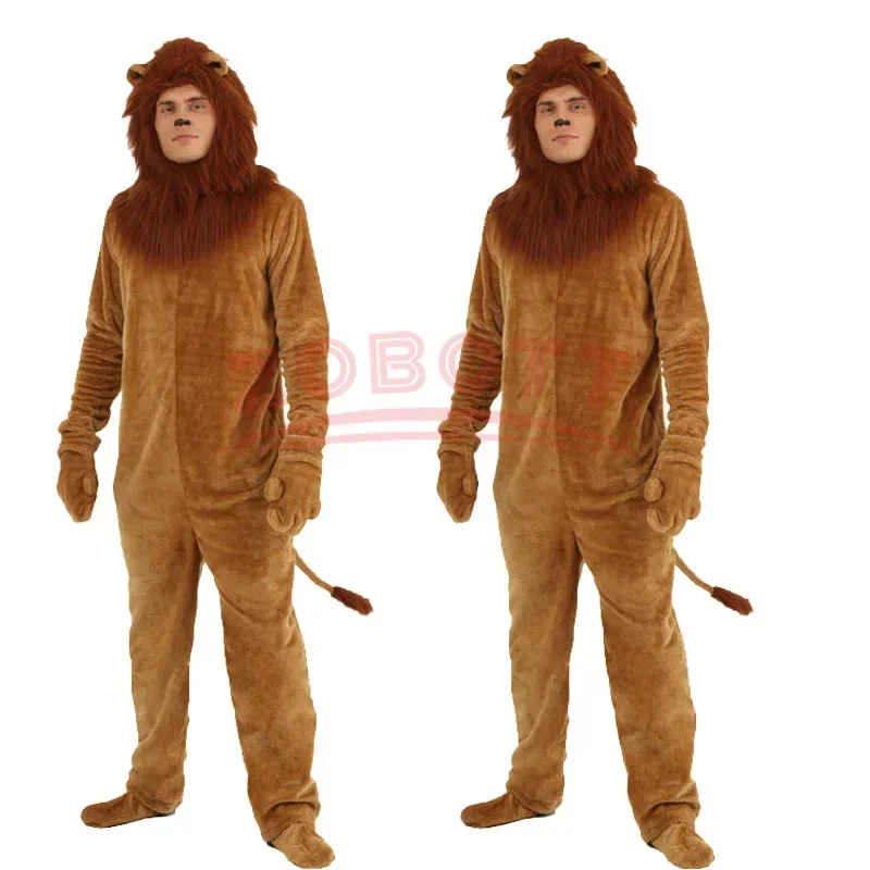 The Wizard of OZ Kids Adlut Unisex Performance Fancy Dress Long Haired Lions The Lion King Cosplay Costumes Jumpsuits Party Suit