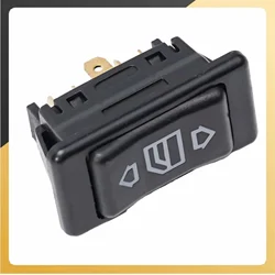 Car Window Switch Green Light Universal 6-Pin 12/24V 10A ON/OFF Electric Power Switch Glass Lifter Switch Car Interior Decor