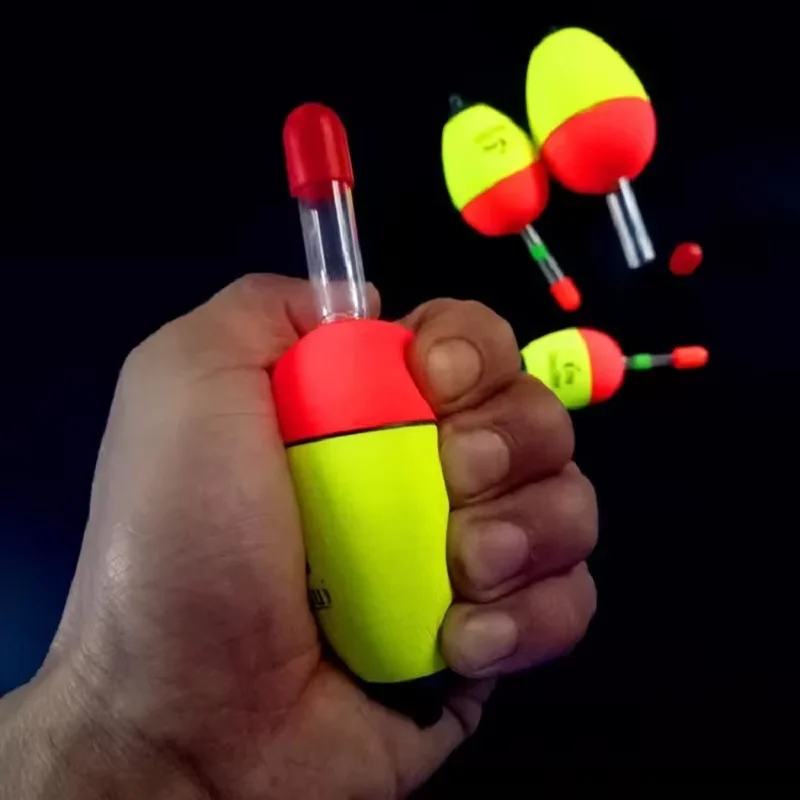 3pcs 5/10/15g EVA Fishing Float Light Stick Foam Plastic Bobber Sea Rock Fishing Striking Floats