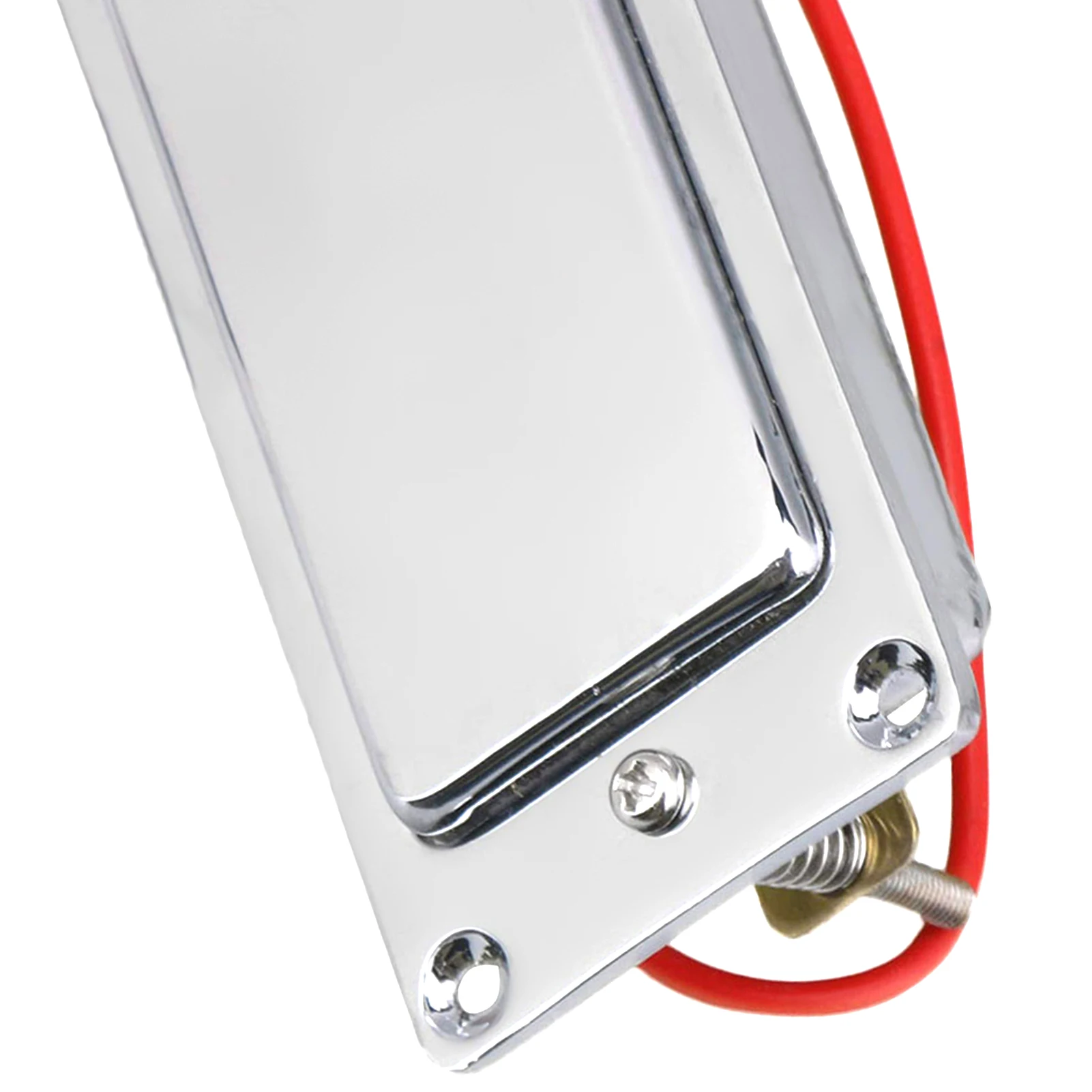 Mini Humbucker Pickup Kit Compatible with LP Electric Guitar Neck Bridge Double Coil Pick-up Chrome Plated Pickup Cartridges