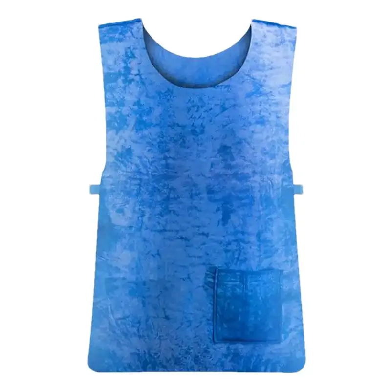 Outdoor Cooling Vest Summer Iced Vest Heatstroke Prevention Ice Cooling Vest High Temperature Protective Ice Cold Sport Vest