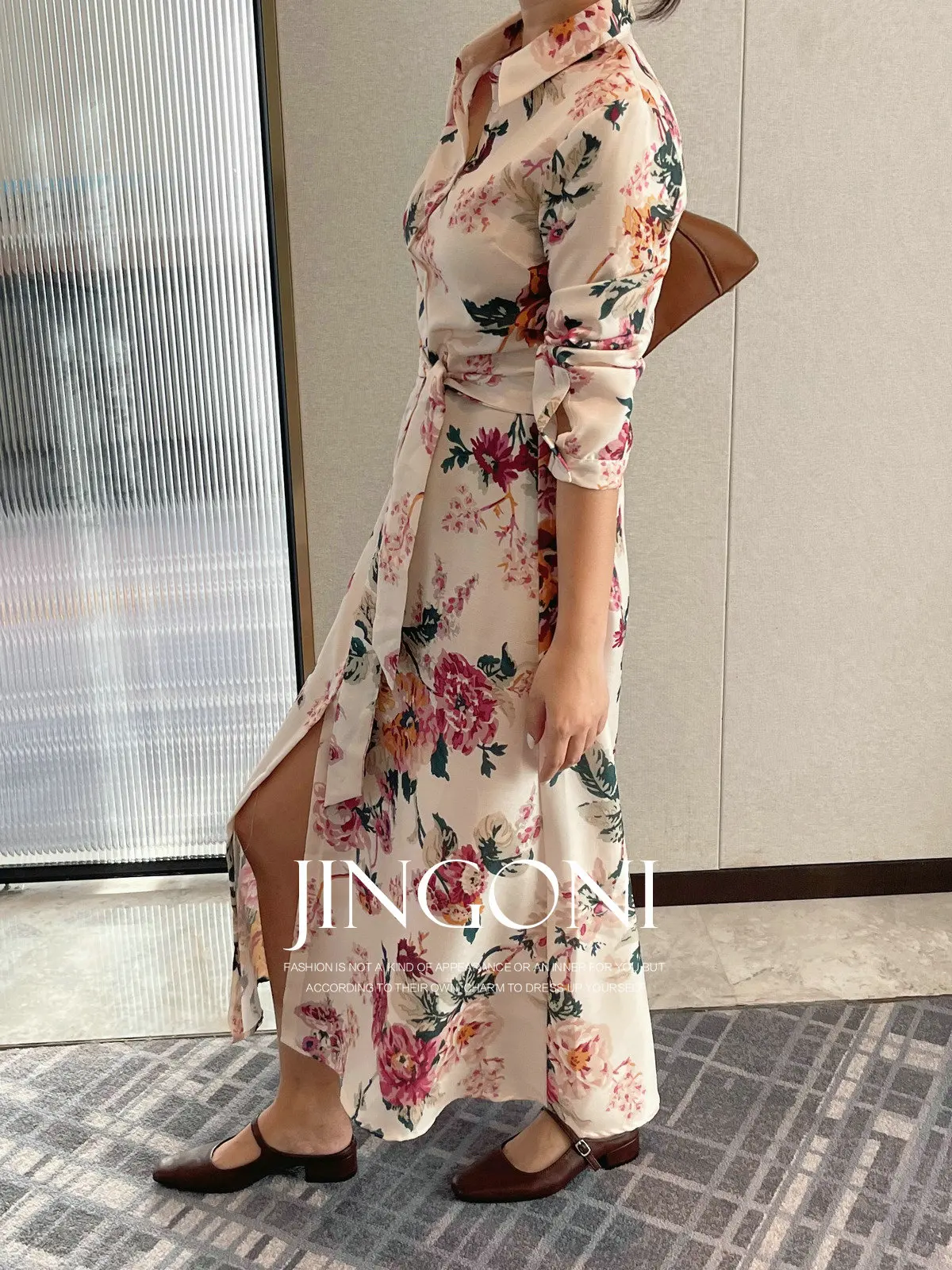 Floral Long Dresses Party Woman Clothing 2024 Autumn Fall Y2K Korean Fashion Style New Elegant Robe Long Sleeve Lolita Luxury