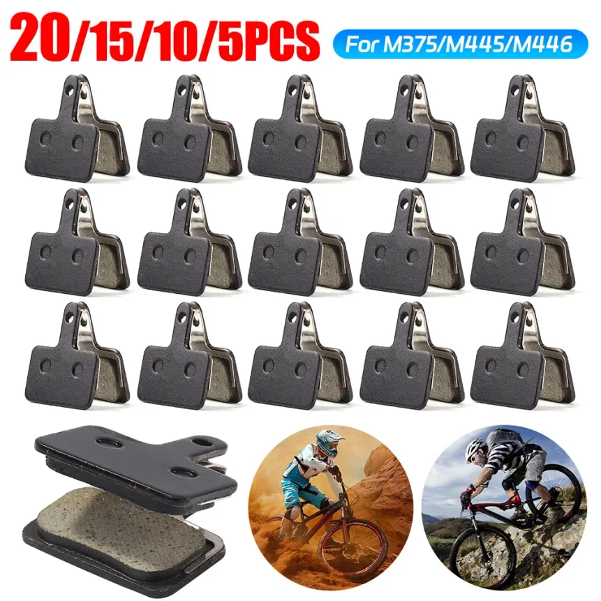 5-20 Pares de Pastilhas de Freio de Resina para Bicicleta Shimano B01S MT200 M400 MT500 M315 M525 M475 M495 M515 M975 M355 M375 Peça de Bicicleta MTB