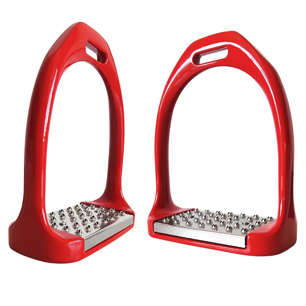 Attrezzatura per cavalli Alluminio con verniciatura Sella per equitazione Staffa Sicurezza Protezione per la guida Sella Ginocchio Caviglia Dolore antistress