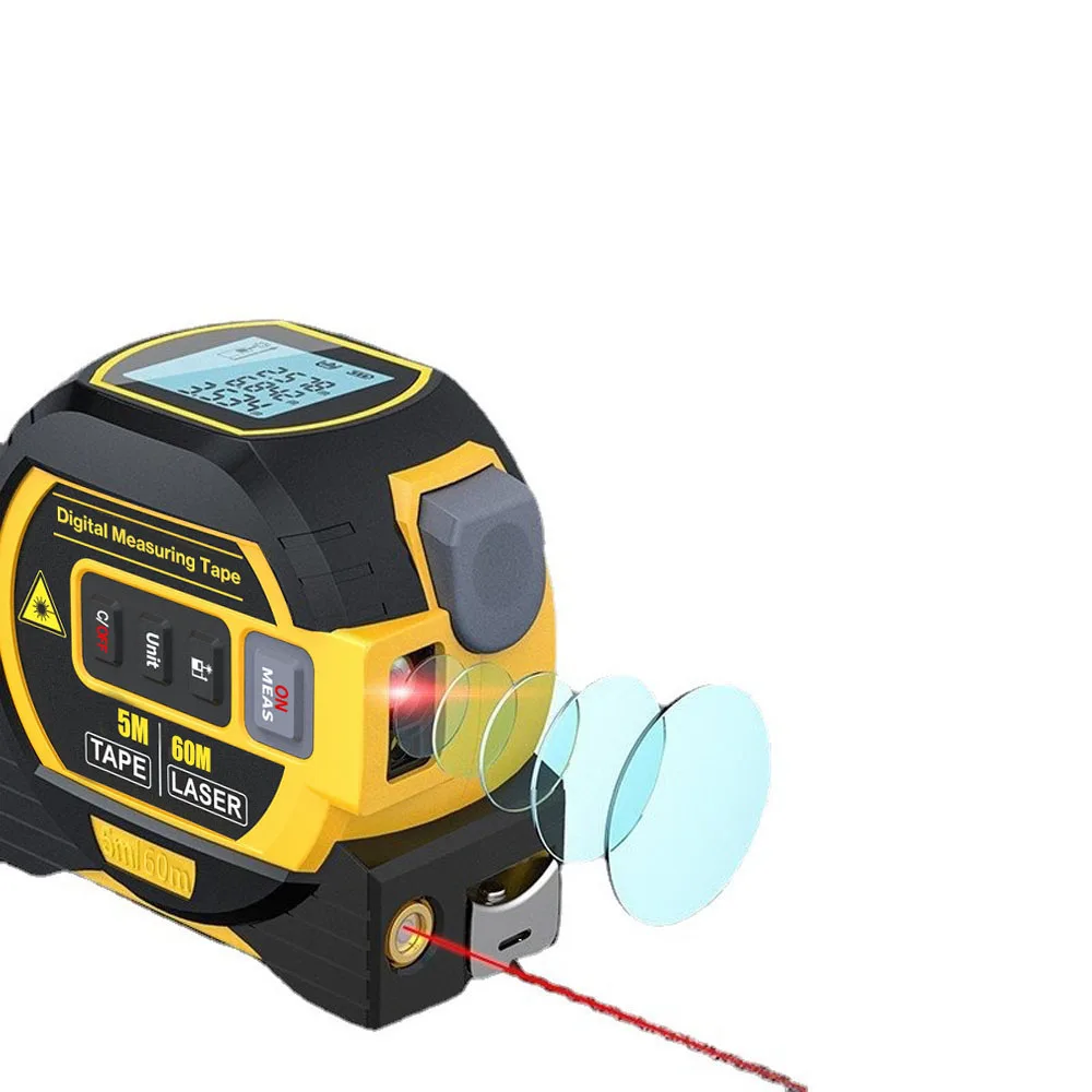 40m/60m Laser Distance Meter Rangefinder Laser Measure Distance Meter Surveying Equipment Tape Measur Retractable Tape