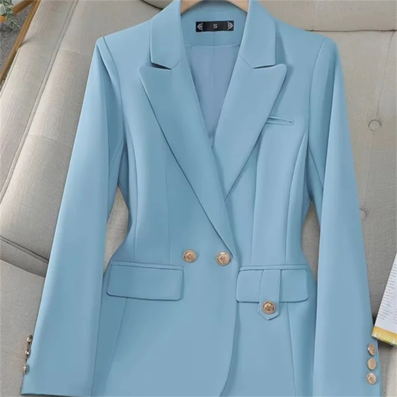 

New Women Blazer Office Lady Tops Fashion Long Sleeve Elegant All-Match Female Blazers Outwear Ladies Work Wear Jacket Coats