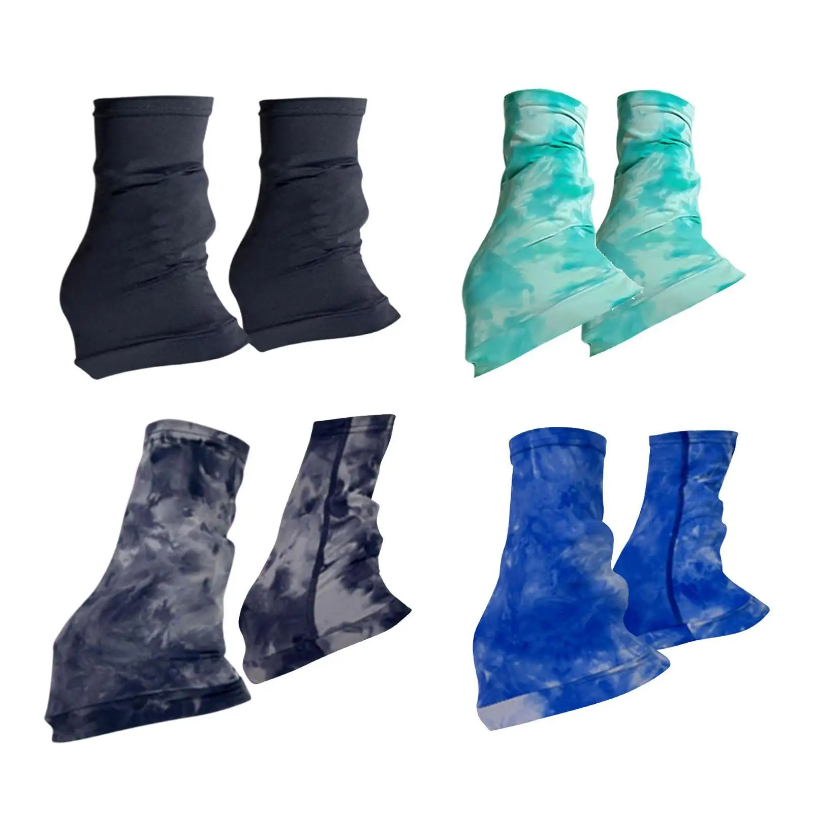 Skating Leg Warmers Four Dimensional High Elastic Anti Slip over Boot for Dance and Rink Use