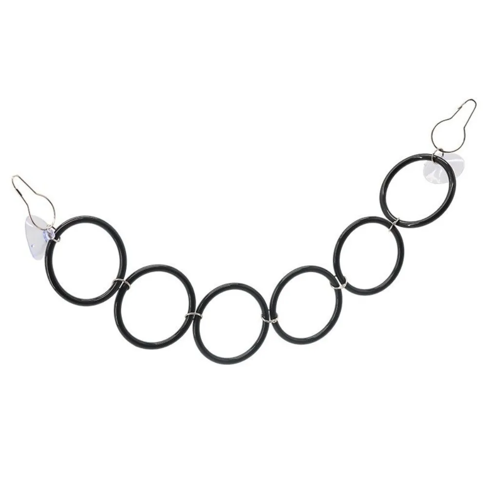 New Plastic Snake Climbing Versatile Hanging Reptile Swing Easy Install 4/6/8 Ring Terrarium Climbing Ring Pet Supplies