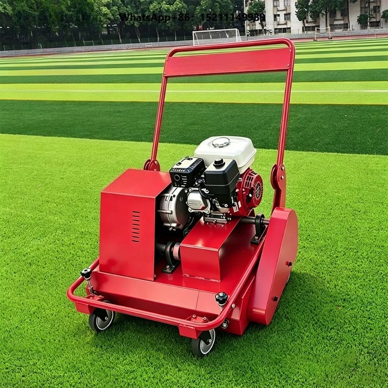 Engine Artificial Turf Sweeping Machine Synthetic Grass Leaf Cleaner Debris Remover for Garden Sports Field