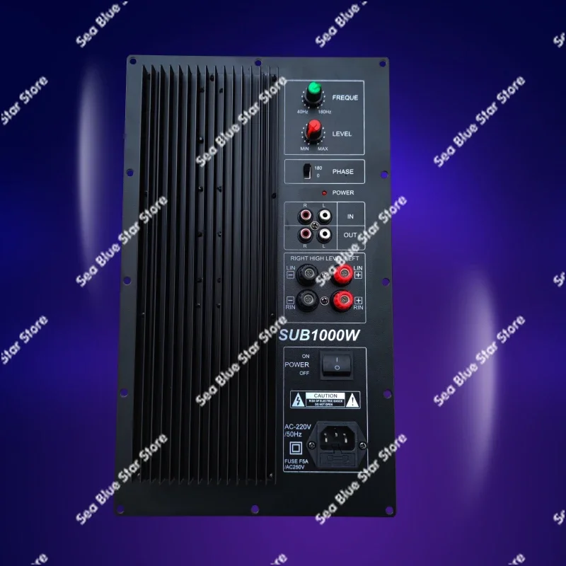

Мощная плата усилителя для сабвуфера SW18, 18-дюймовый активный сабвуфер SUB1500W, чистый бас, 8 больших динамиков.