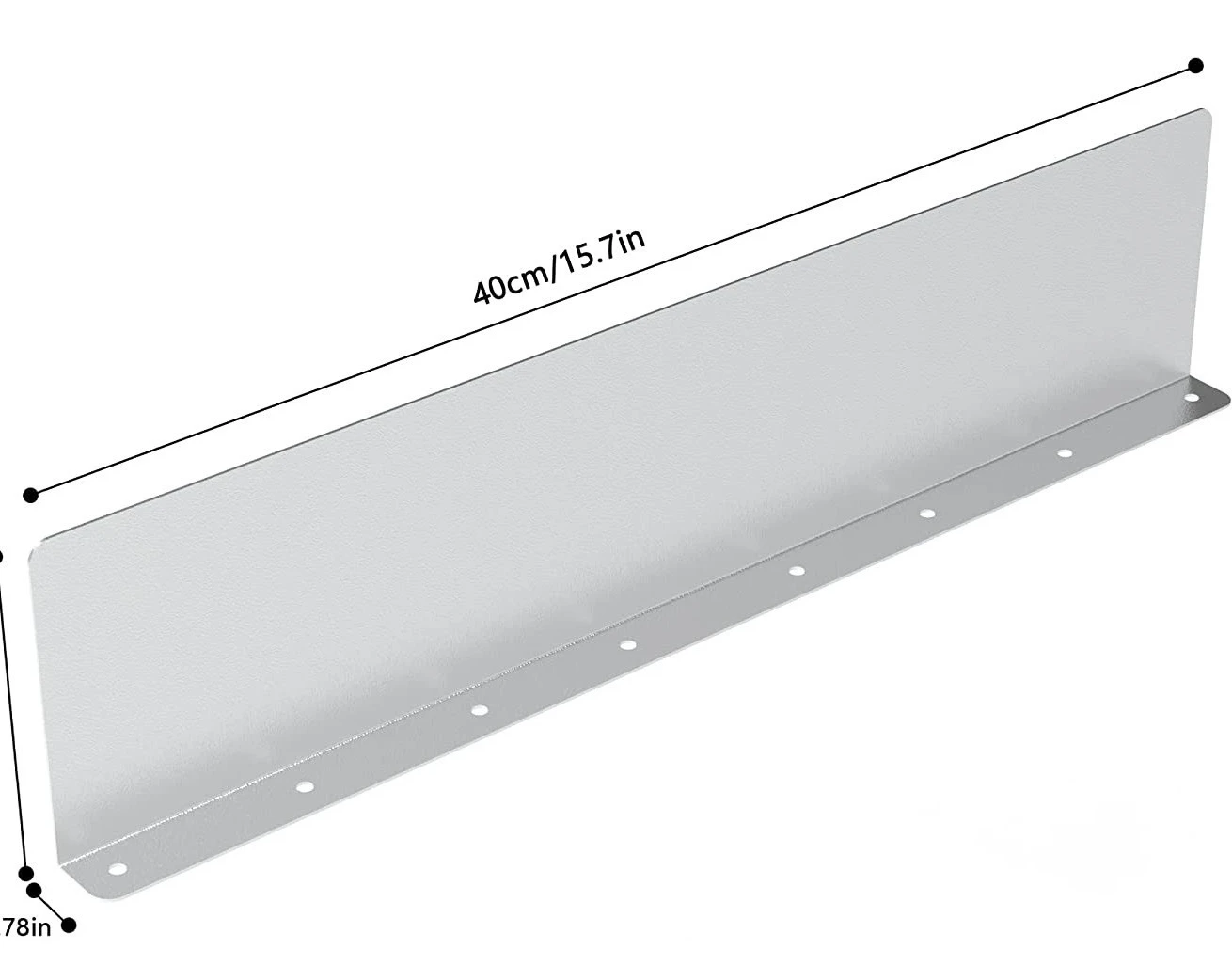 Rainwater Gutter Splash Proof Board Used As A Diverter for Roof Corners of Houses