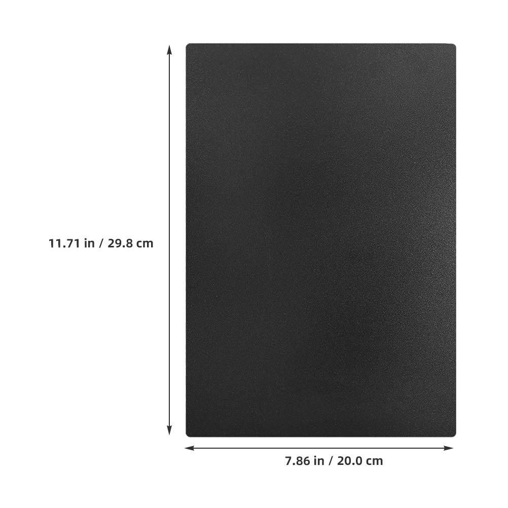 

15 Pcs Nail Art Palette Washable Drawing Board Color Mixing Tray Black Painting