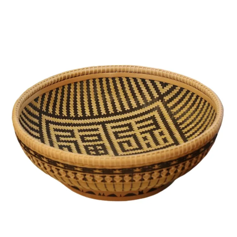 

bamboo products storage basket needle and thread basket Fulu Mantang intangible cultural heritage inheritance boutique