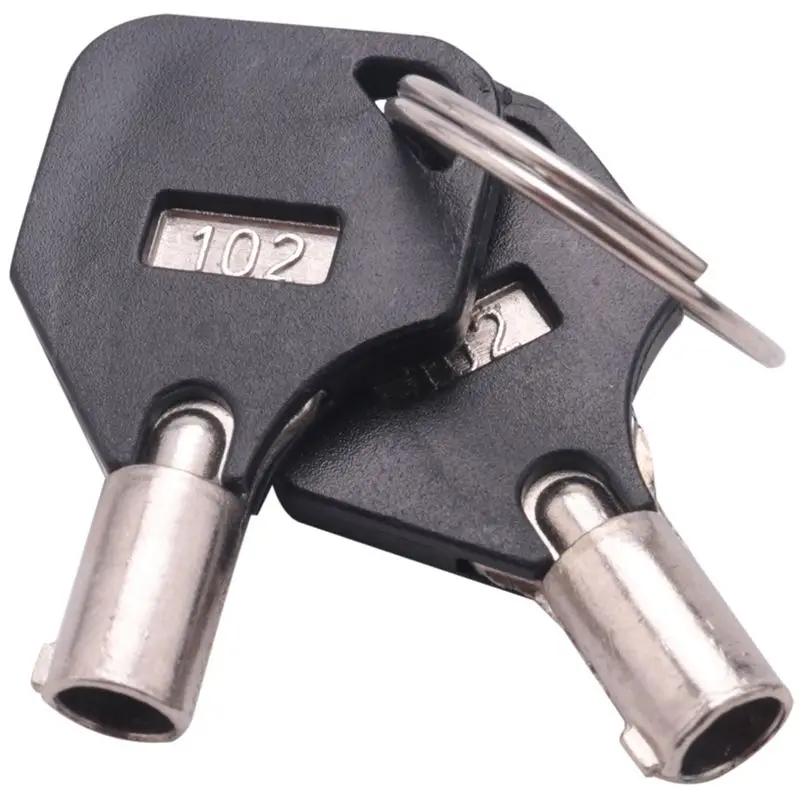 6X Cabinet Door Quarter Turn Security Tubular Cam Lock W Keys