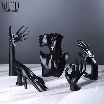 Resina Jóias Display Holder, Anel De Casamento, Colar, Organizador De Pulseira, Suporte De Armazenamento, Contador Showcase, Contador