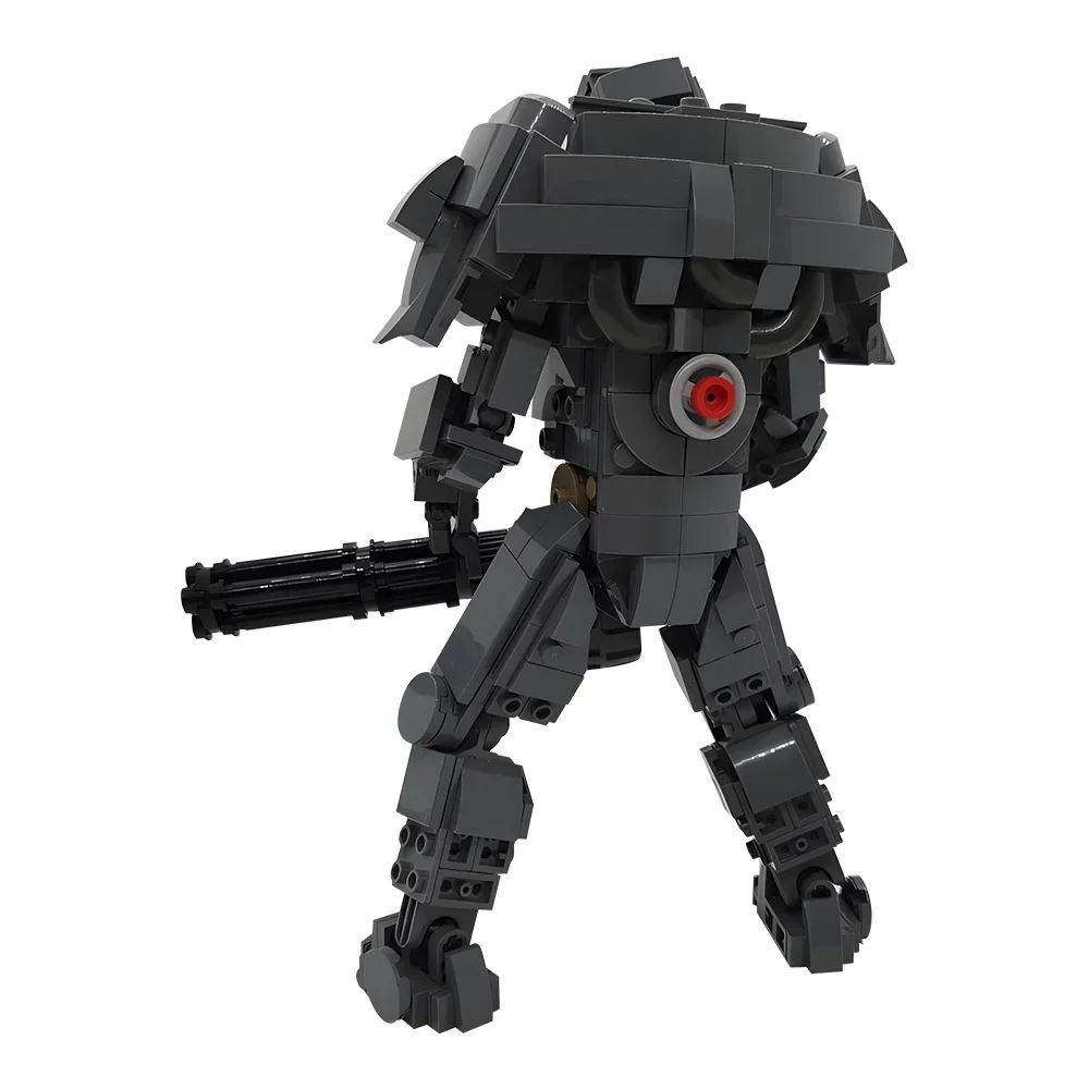 MOC-183481 X-01 Power Armors Particle Assembly building blocks Armored Mecha Robobrain Model toy Ornaments  Bricks Children Gift