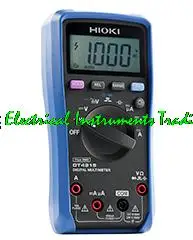 HIOKI DT4215 digital multimeter measures voltage, resistance, current, capacitance, and diodes