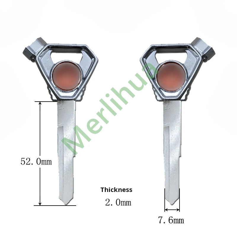 오토바이 키, 적합: 야마하 치아오게 신푸시 AS125 션잉 사이잉 오토바이 금속 키 원판(자석 포함)