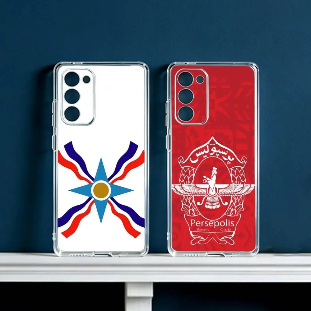 A-Assyrian F-Flag   Phone Case For Samsung Galaxy S24 S25 S23 S22 S21 Plus S24 S25 Transparent Cover Case