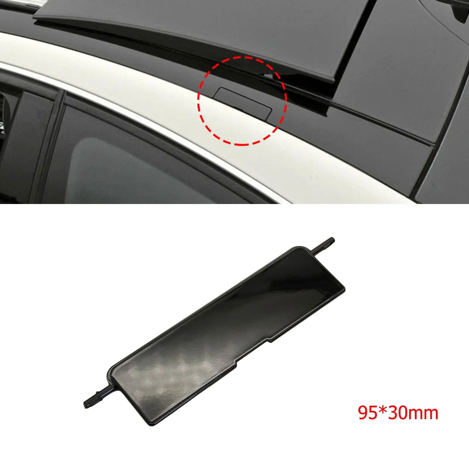 ​Roof Rack Port Cover 2126902882 For Mercedes For E Class For W212 2009-2015 For W207 2009-16 For W204 2007-2014 95*30mm Plastic