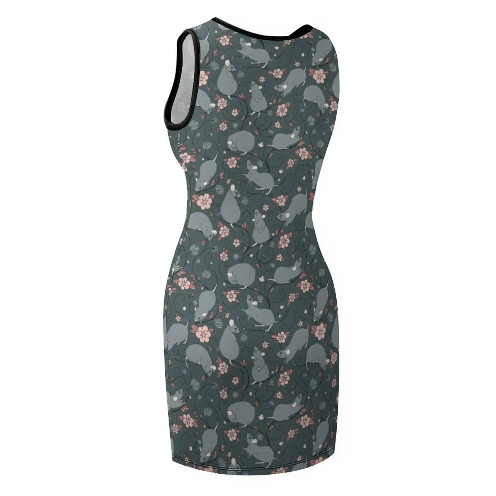 花柄ラットダークグレーとピンクのノースリーブサンドレスビーチ衣装女性用ドレス女性夏 2025 パーティー用のウェディングドレス