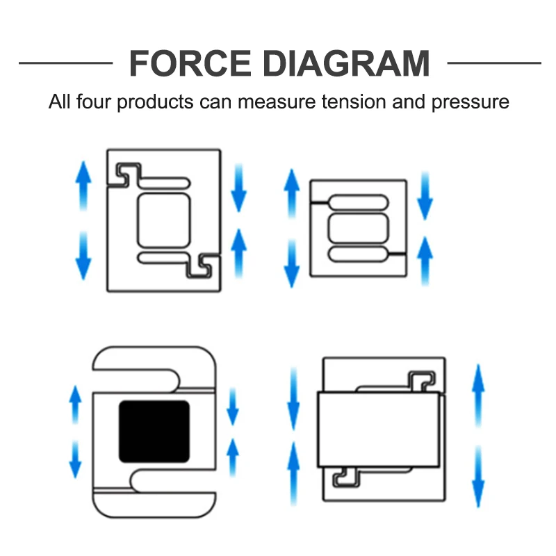 TAS1 Mini Stype Tension Load Cell 5Kg-200Kg Pull Force Sensor Small Size Weighing Compression Industrial Robot Automation Tester