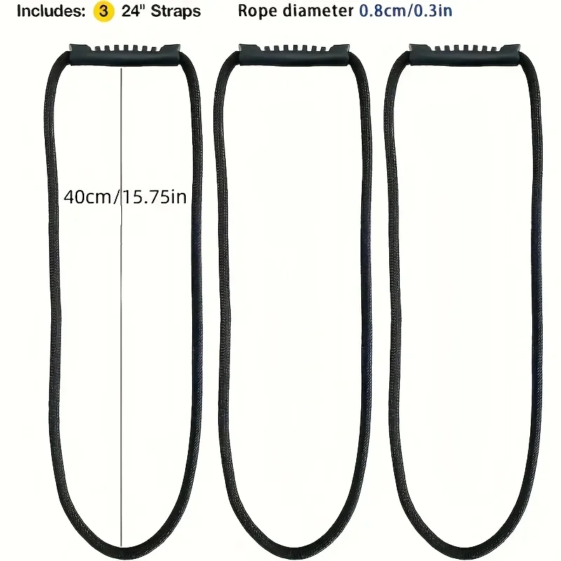 Wire and cable pipe organizer, portable bundling rope with handle storage bag - extension cord and pipe organizer, home, garage