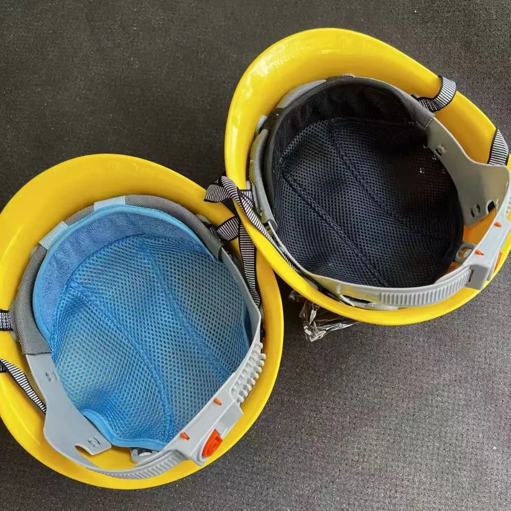 Blue Helmet Insert Liner Breathable Mesh Sweat Band Safety Cap Cooling Pad Comfortable Sweat-absorbing Hard Hat Liner Adult