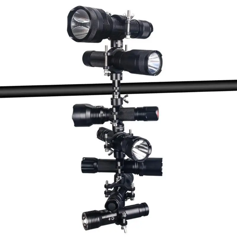 

652F Bike Flashlight Holder Cycling Bicycles Light Mount Holder Flashlight Torch Clip Clamp Riding Biking Bike Light Bracket