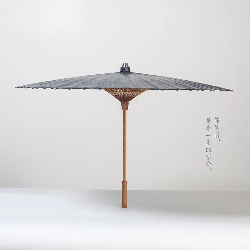 Human Products Paper Umbrella Home Oil Paper Umbrella Pure Handmade Traditional Yuhang