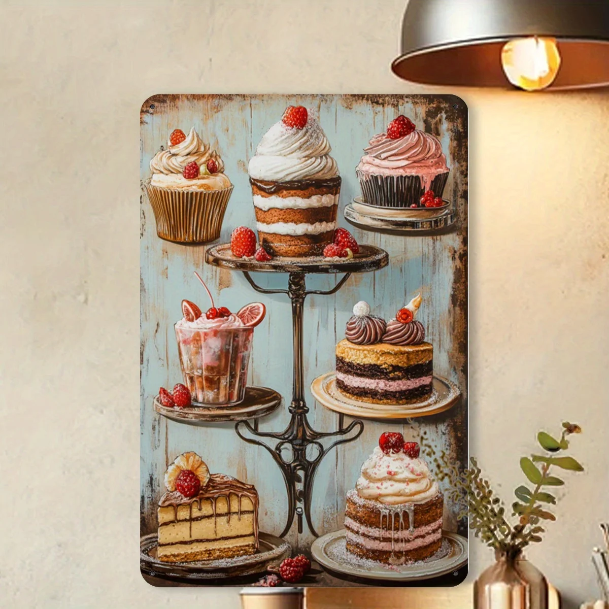 1Pc Vintage Dessert…