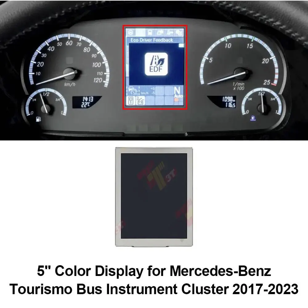 

Dashboard LCD 5" Color Display for Mercedes-Benz Tourismo Bus Instrument Cluster