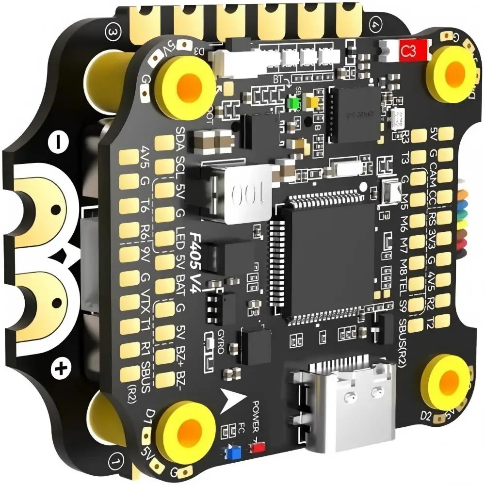 F405 V4 وحدة تحكم في الطيران المكدس BLS 60A 4-in-1 ESC 30x30mm متوافق مع INAV Betaflight Bluetooth 3-6S FPV Racing Drone #2