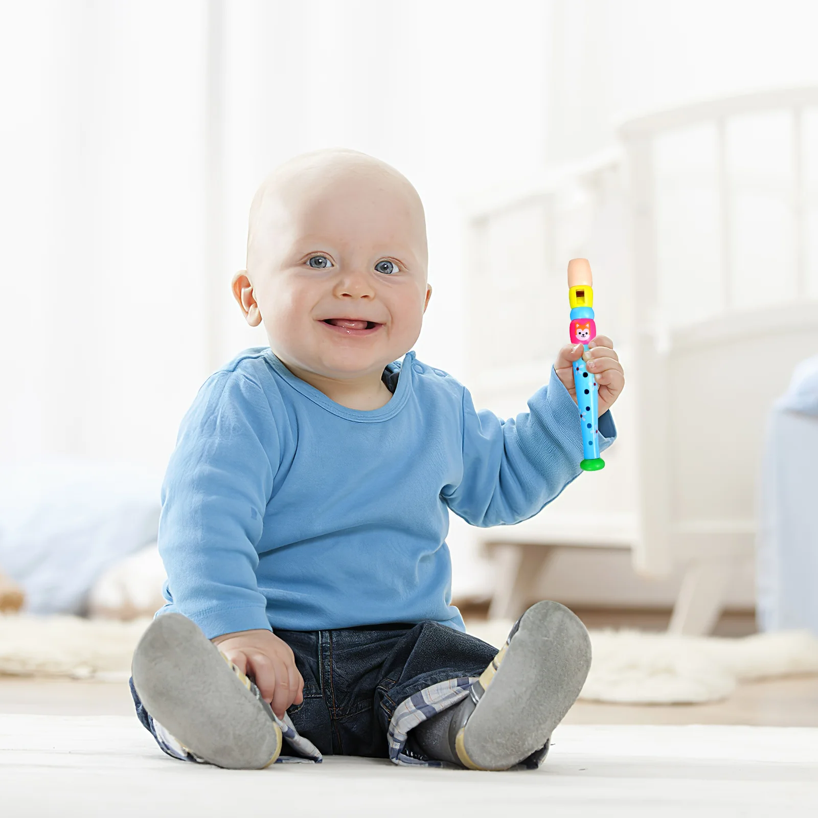 4 pezzi strumenti musicali giocattoli per bambini flauto per clarinetto educativo in plastica per bambini per flauti scolastici bambini bambino